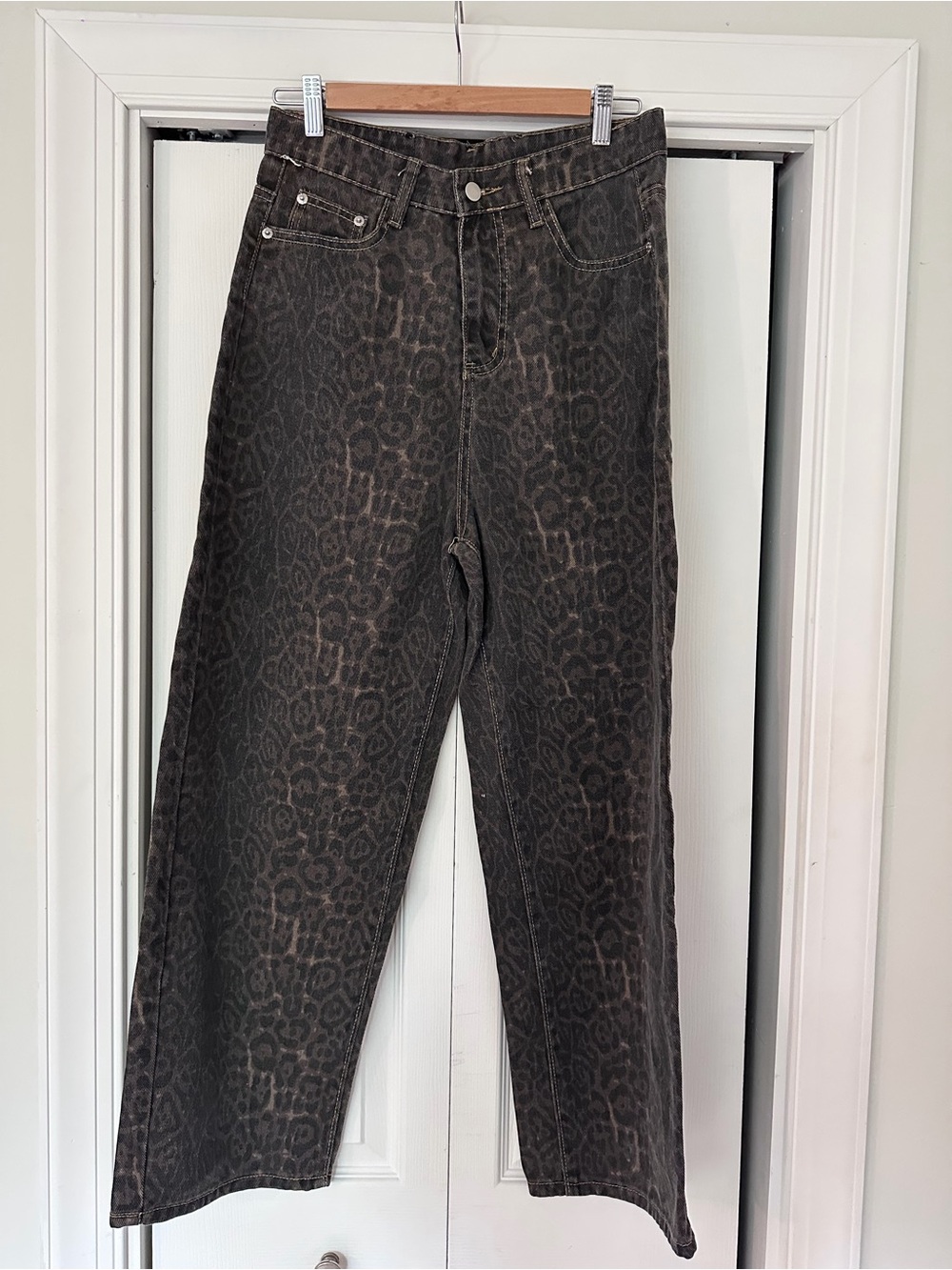 Women's Leopard Print Jeans